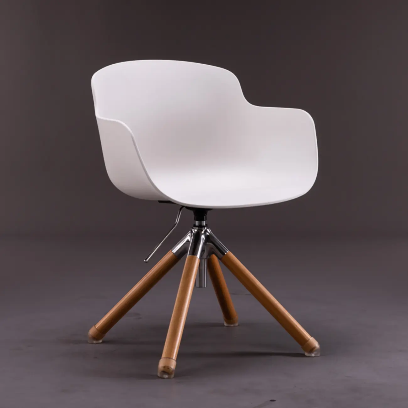 Modern Mid-Back Adjustable Swivel Armrest Office Chair