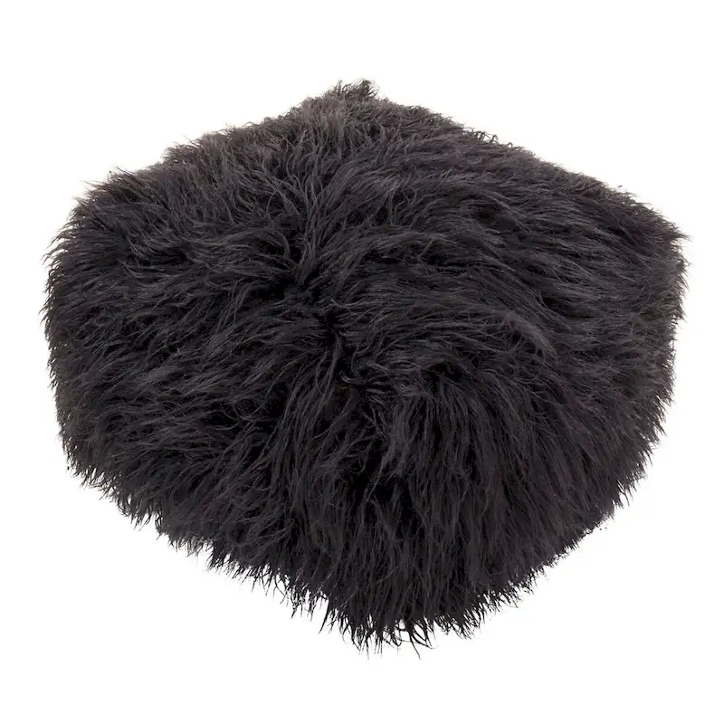 Snug Haven Faux Fur Pouf