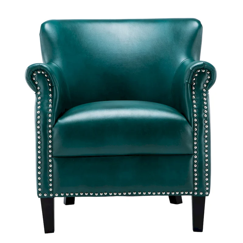 Hendrick Faux Leather Club Chair by Greyson Living