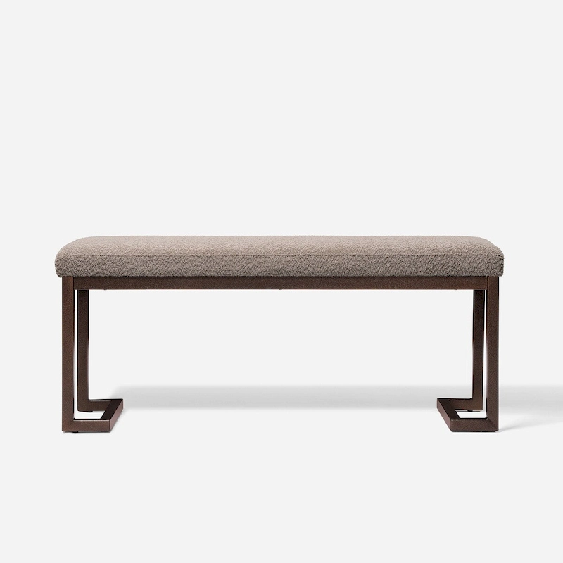 Contemporary Upholstered Rectangular Accent Bench