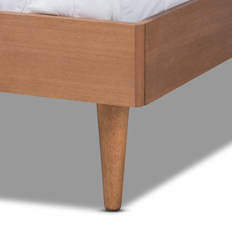 Carson Carrington Banga Mid-century Modern Wood Bed Frame