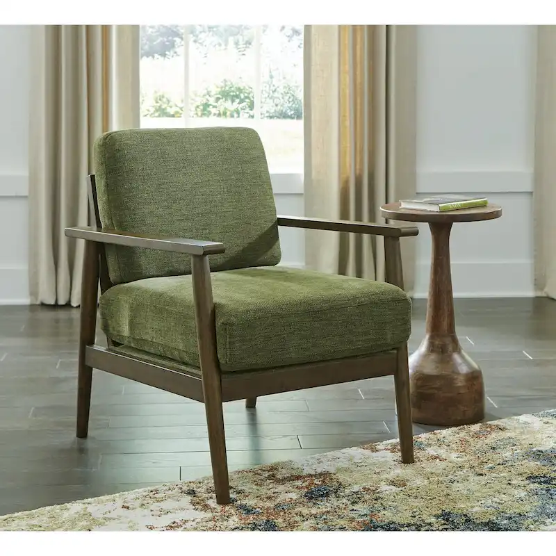 Green Accent Chair - 24.88 W x 30.88 D x 34 H