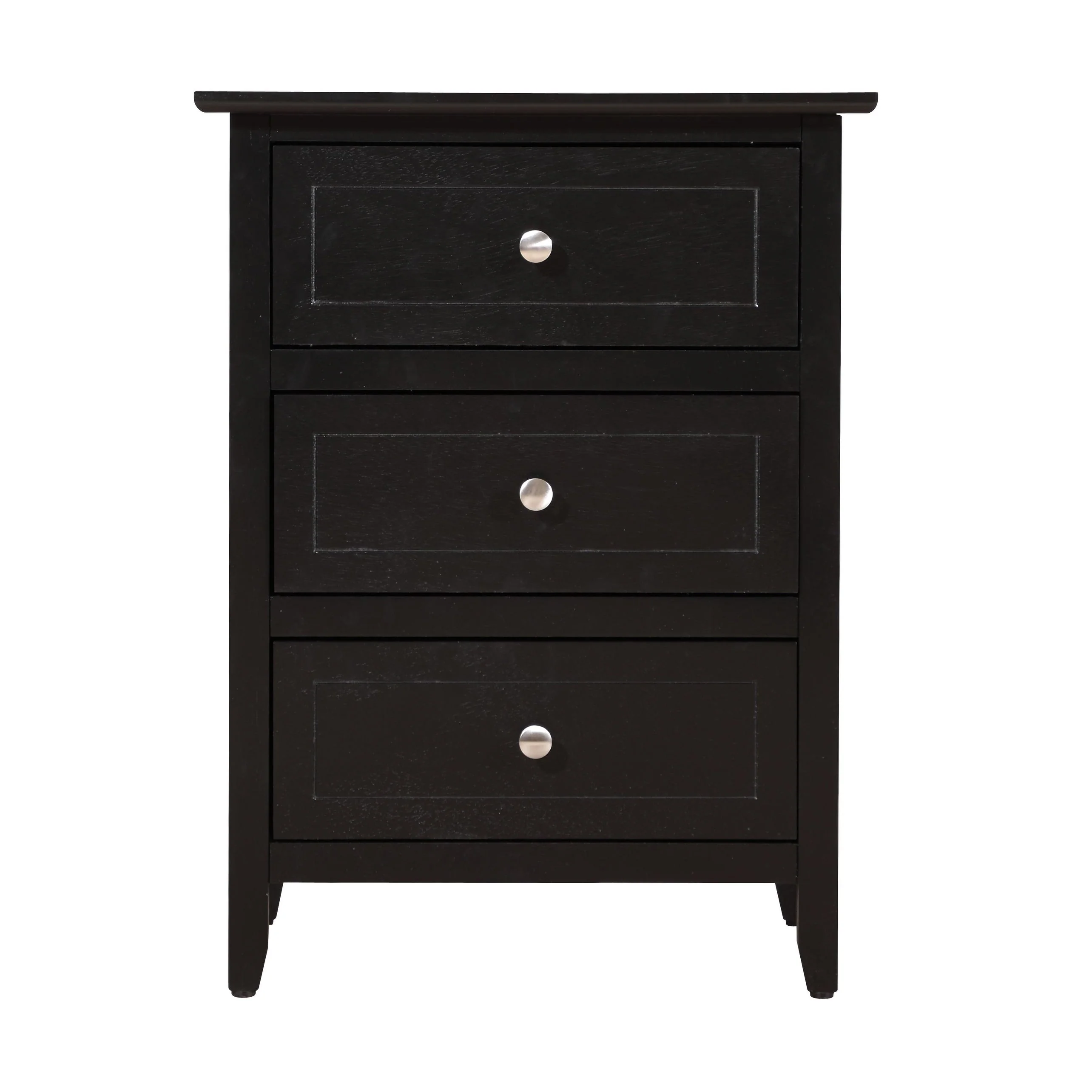 Daniel 3-drawer Transitional Wooden Nightstand