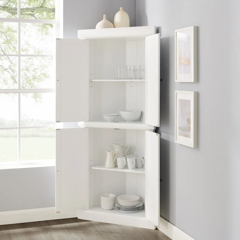 Crosley Shoreline Tall Corner Pantry - N/A