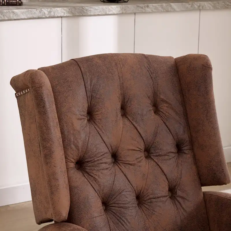 Multi-gear adjustable lounge chair 360 degrees full rotation rocking chair