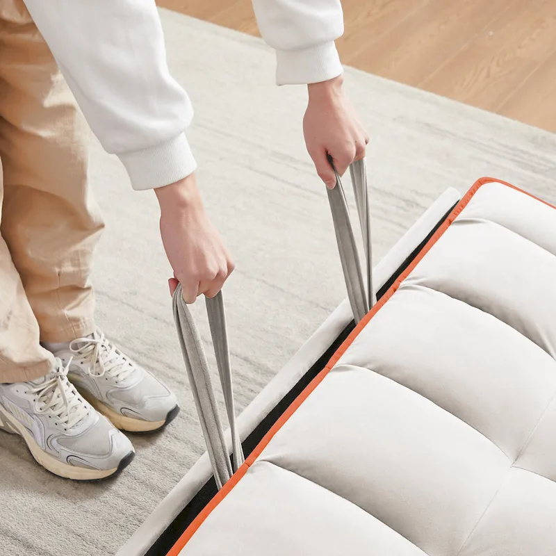 Modern sofa sofa sofa velvet pull-out bed