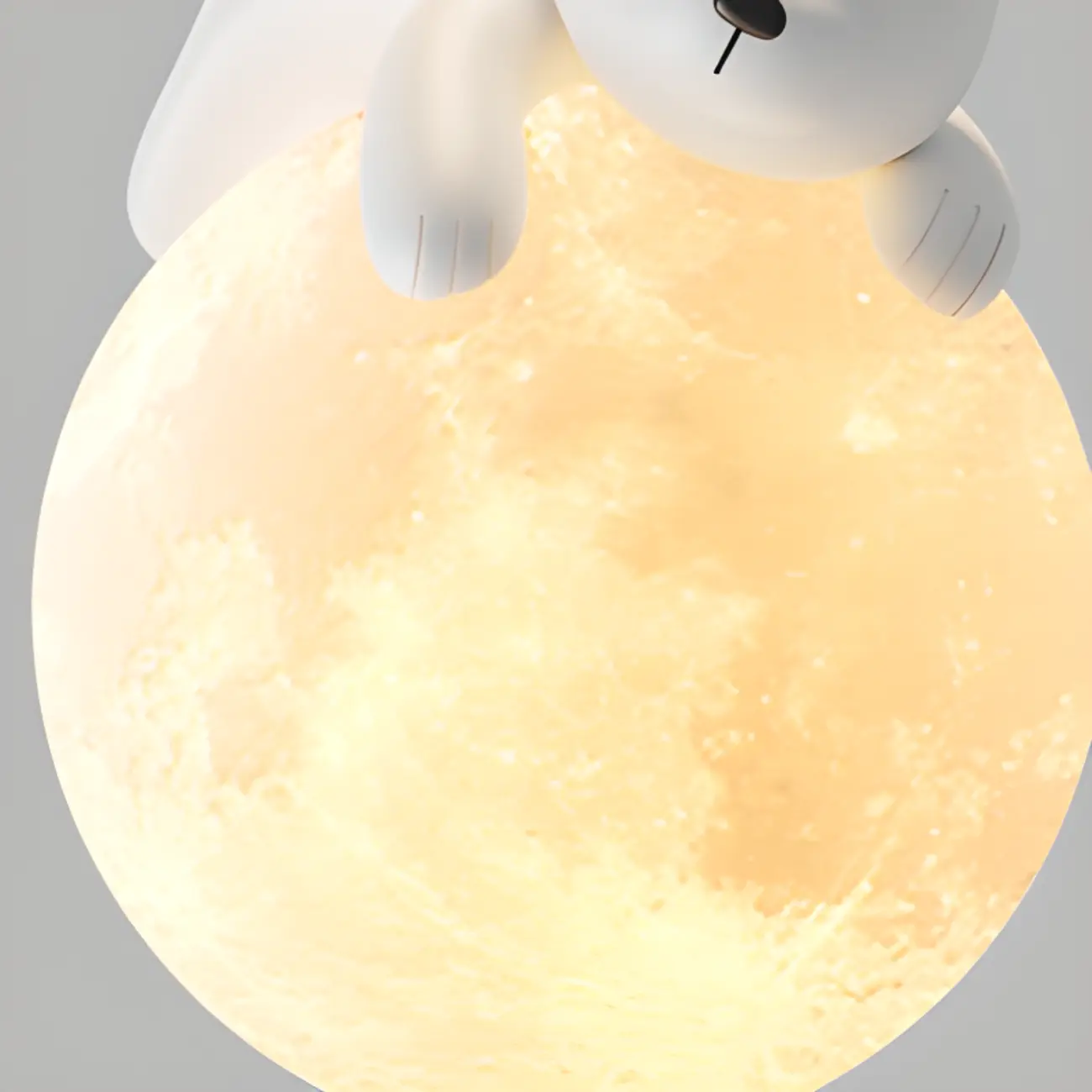 Kids Cute Bear-Moon LED Island Pendant Light