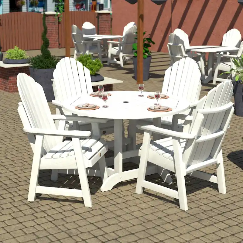 HIGHWOOD Commercial Muskoka 5-Piece Adirondack 48 Dining Set