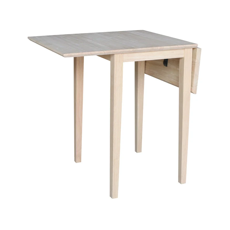 International Concepts Small Drop Leaf Shaker Style Dining Table