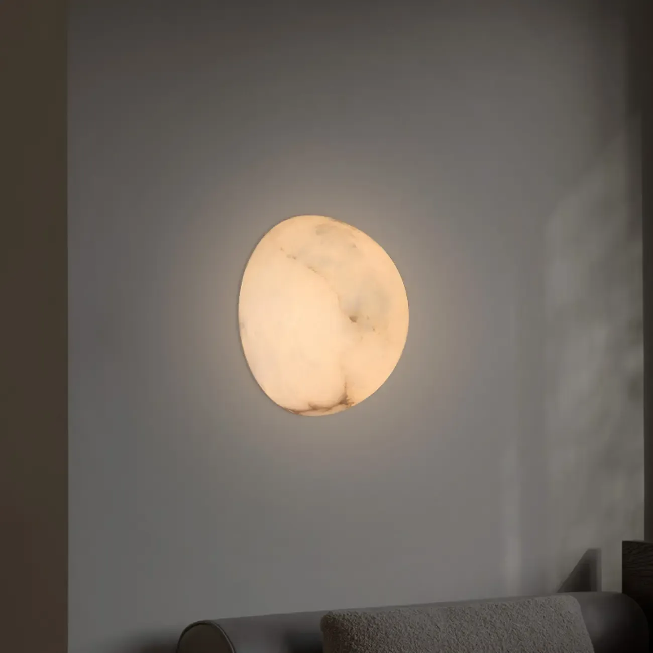 Modern Geometric Metal Wall Light with Gold Finish