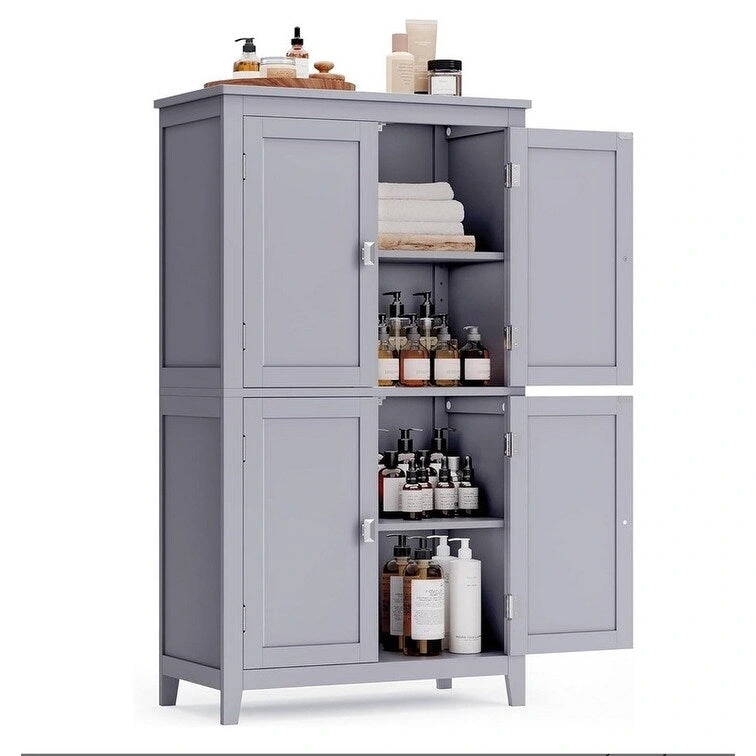 Bathroom Floor Storage Cabinet - 11.8D x 23.6W x 43.3H