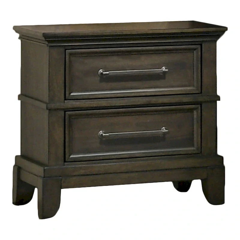 Furniture of America Evva Traditional Grey 3-Piece Panel Bedroom Set