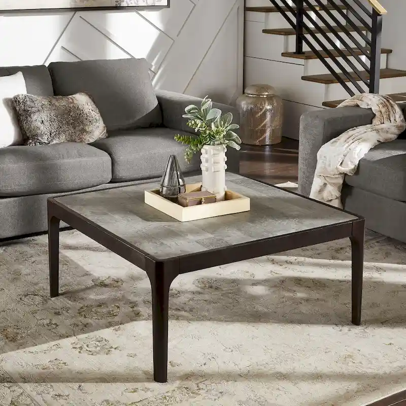 Ludvika Faux Marble Top Table by iNSPIRE Q Modern