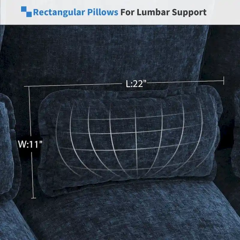 Modern U-shaped Sectional Sofa with Waist PillowsSleeper Sofa Couch with Chaise Lounge