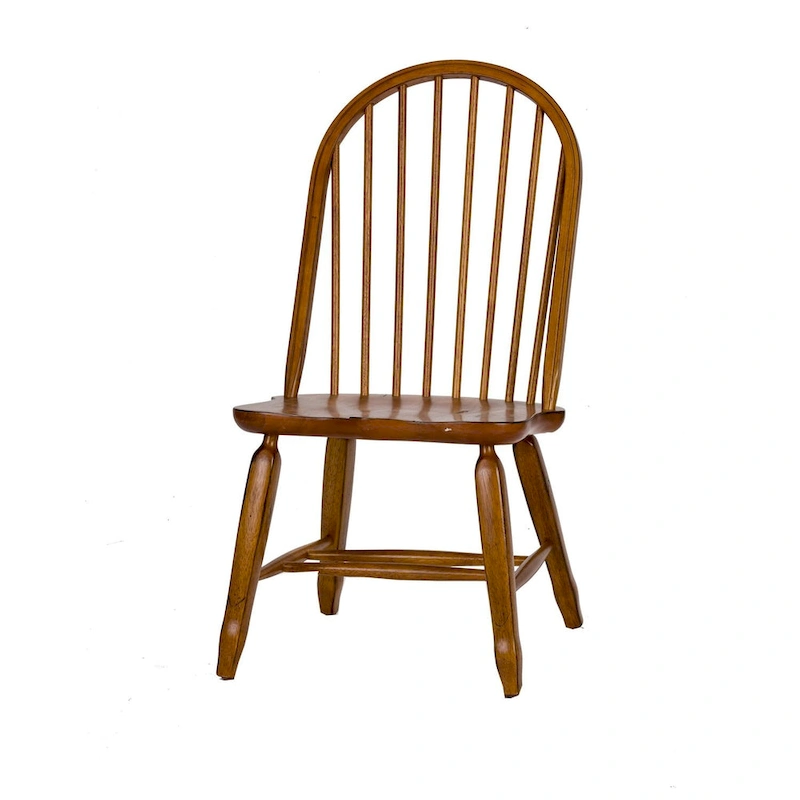 Treasures Rustic Oak 5-piece Bow Back 44x108 Rectangular Dinette Set