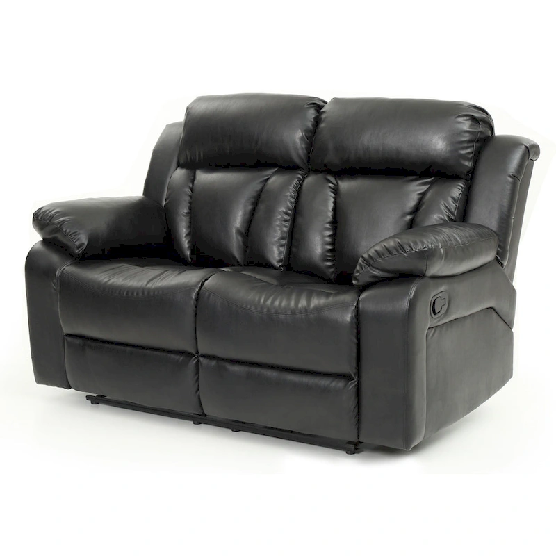 Daria Faux Leather Reclining Loveseat
