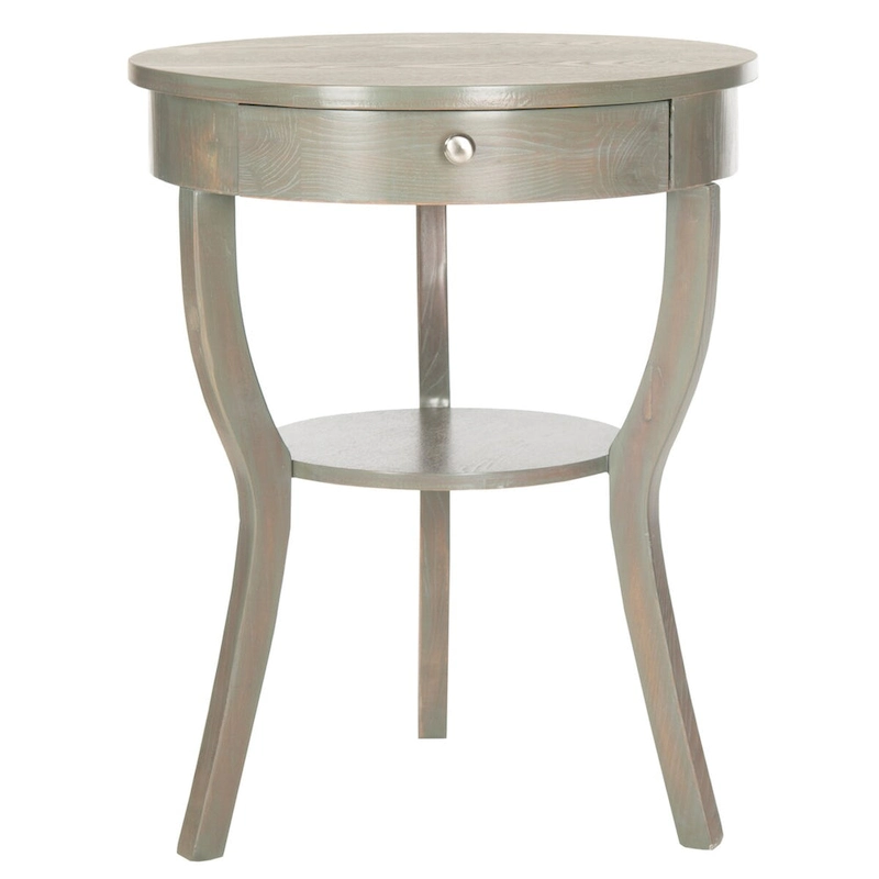 SAFAVIEH Mercedes End Table - 22 x 22 x 30.3 - 22Wx22Dx30H