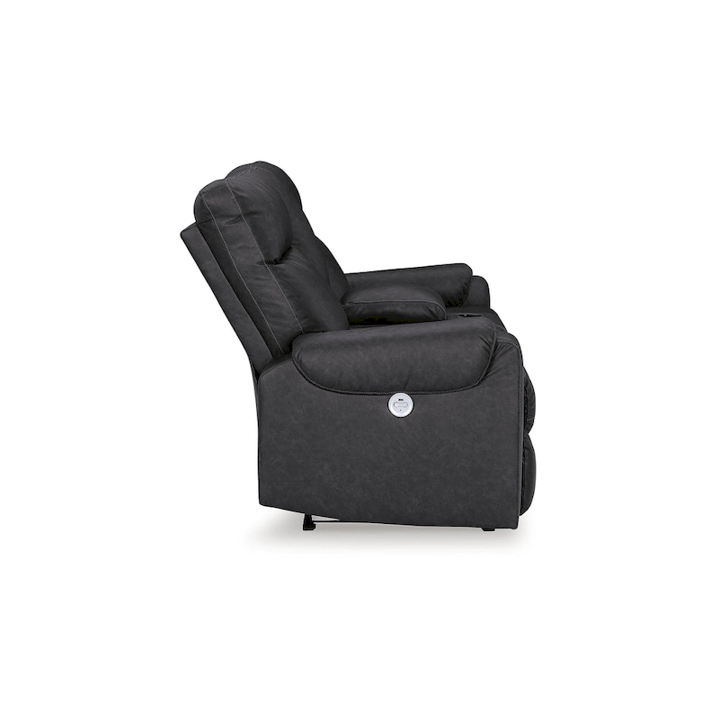 Signature Design by Ashley Barnsana Power Reclining Loveseat with Console