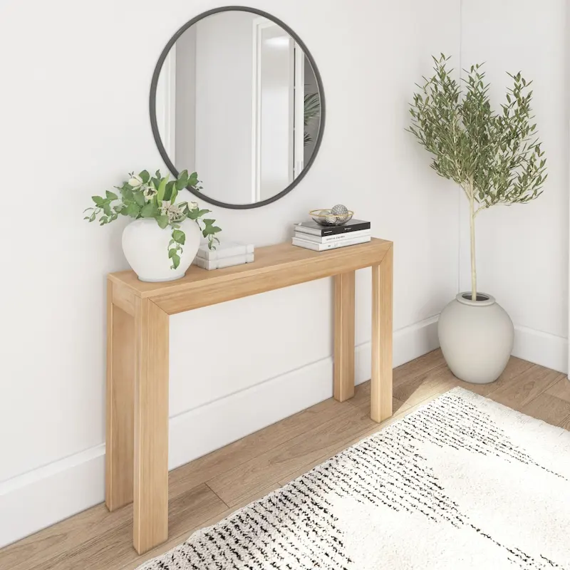 Plank and Beam Modern Console Table - 46