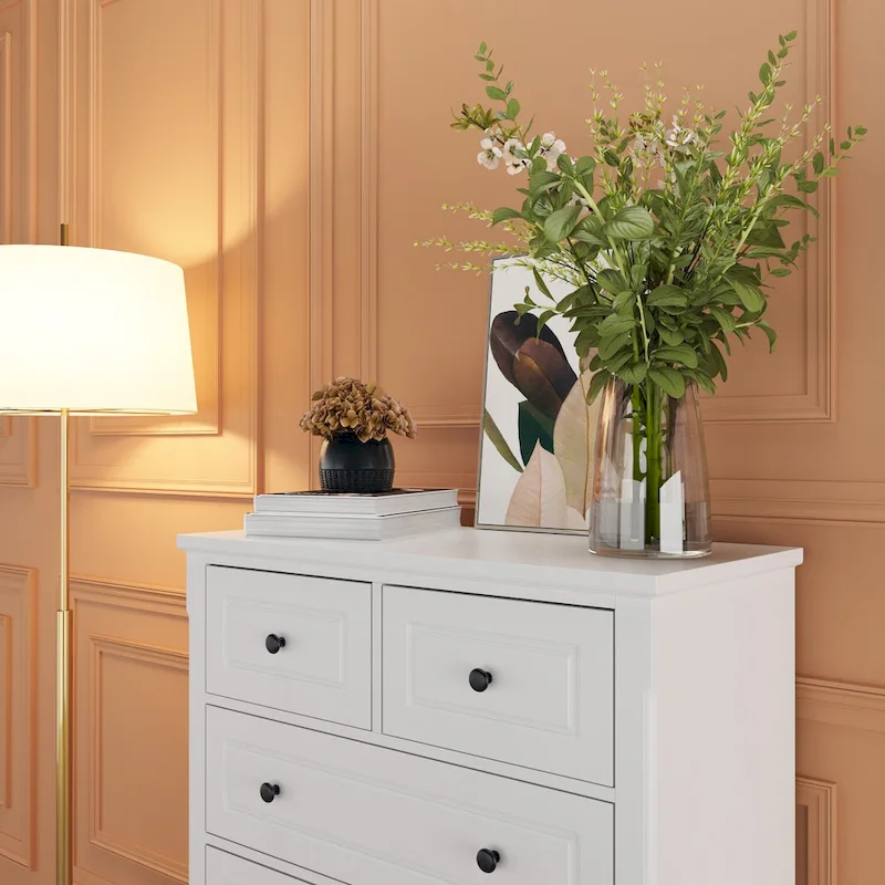 47.2H Dresser Storage Chest Vertical Clothing Storage Organizer