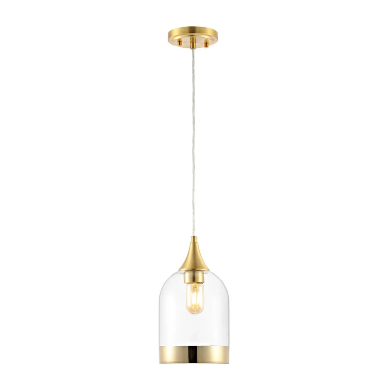 SAFAVIEH Lighting Anouschka 6.7-inch Pendant - 10  W x 10  D x 12  H - Gold - 10Wx10Dx12H