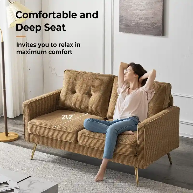 VINGLI 56 Modern Loveseat