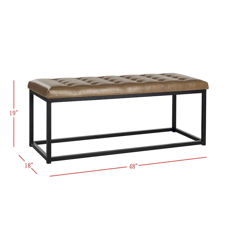 SAFAVIEH Nejla Bench - 48  x 18  x 19