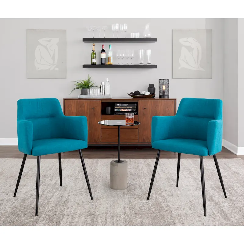 Modern-Style Dining Chairs & Accent Chairs (Set of 2)