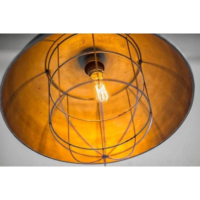 Dawson II Gold Metal Pendant Light - 16 W x 16 D x 17 H