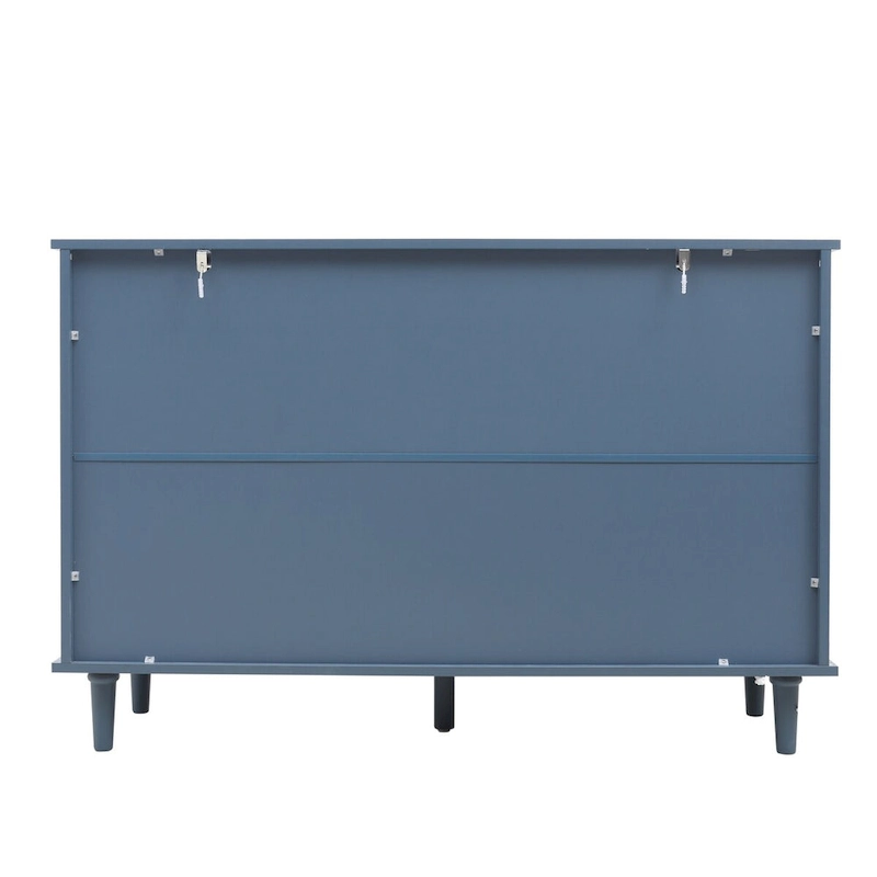 7 Drawer Cabinet,With Black Metal Handle