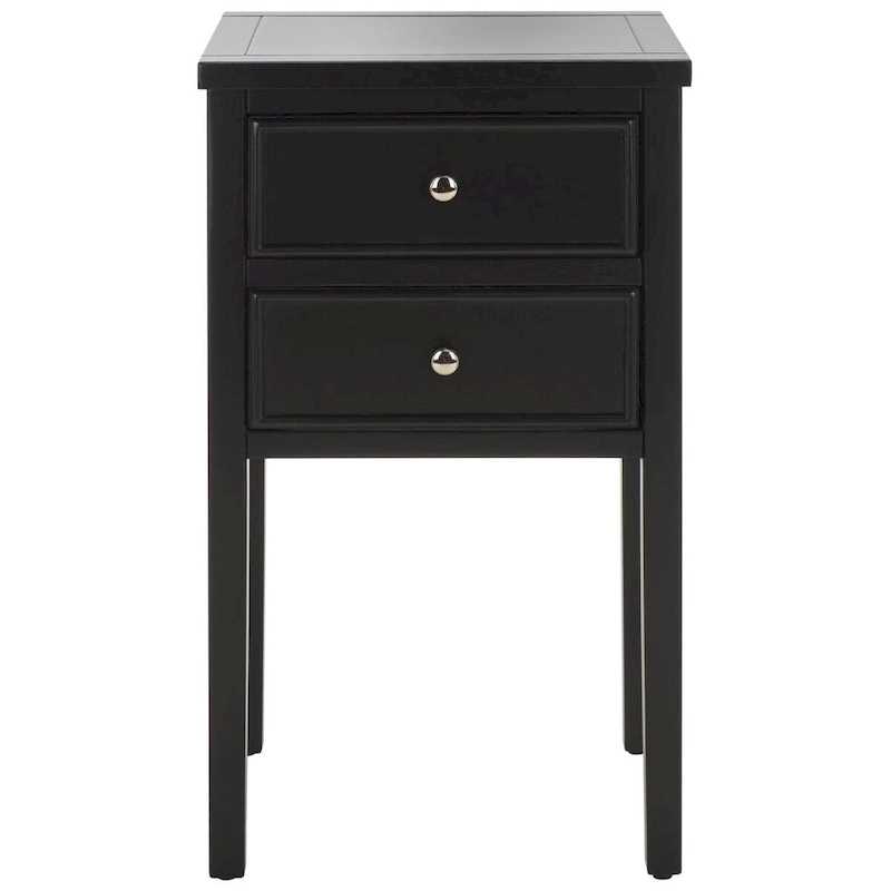 SAFAVIEH Minda 2-Drawer Accent End Table Nightstand (Fully Assembled) - 16.9 x 14.2 x 29.7 - 17Wx15Dx30H
