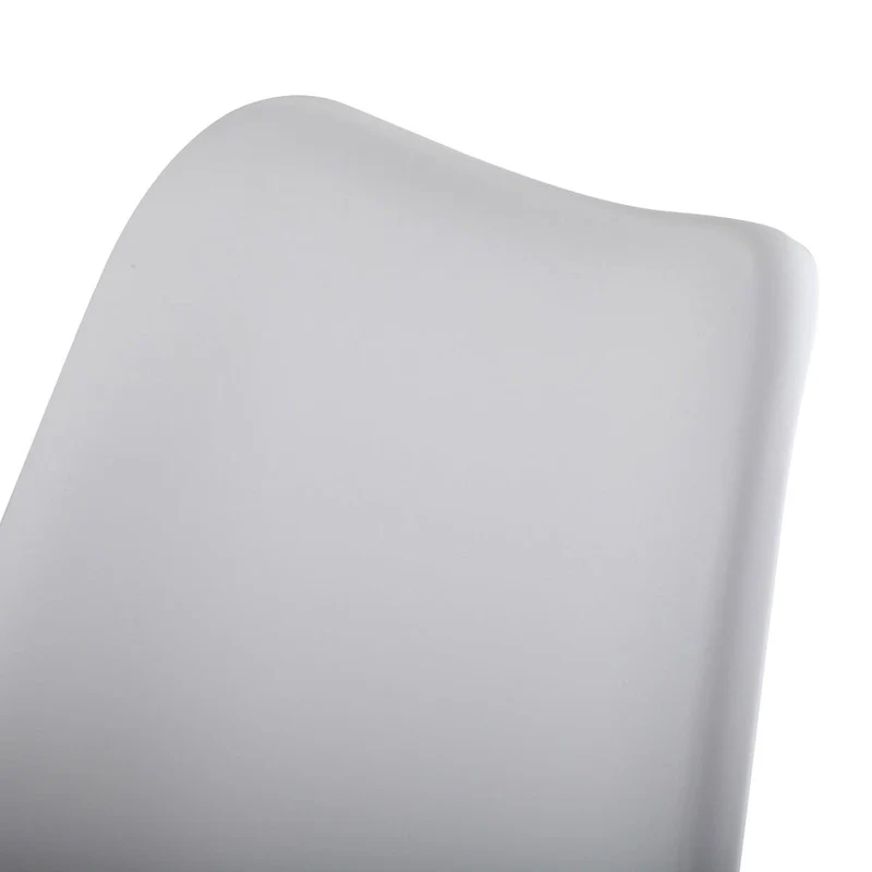 Swivel Tulip Side Chair,Dining Chair with Cushioned Seat and Curved Backrest