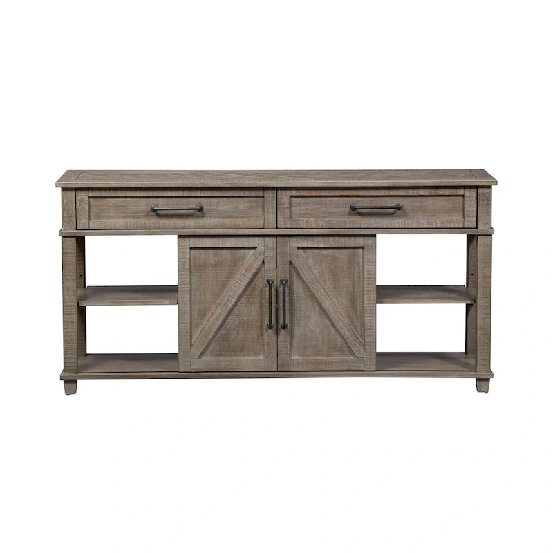 Liberty Furniture Parkland Falls Weathered Taupe Sofa Table