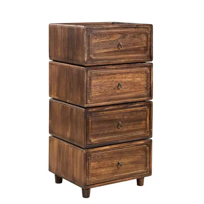 Oddone 2 - Drawer end table Set of 2 With Modular Design| ART OF LIVING DESIGNS