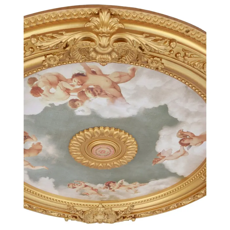 Blanco Round Chandelier Ceiling Medallion 36in