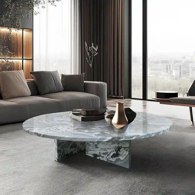 35.4 Natural Marble Stone Coffee Table