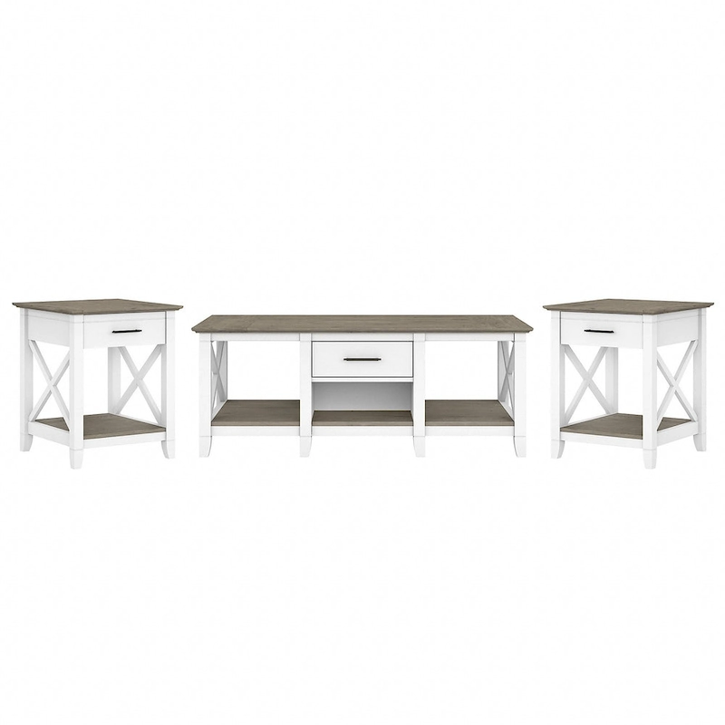 Coffee Table with Set of 2 End Tables