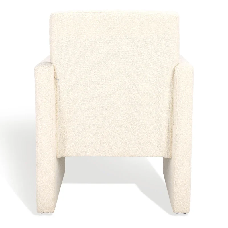 SAFAVIEH Couture Gunna Linen Arm Chair - 26 W x 25 D x 33 H - 26Wx25Dx33H