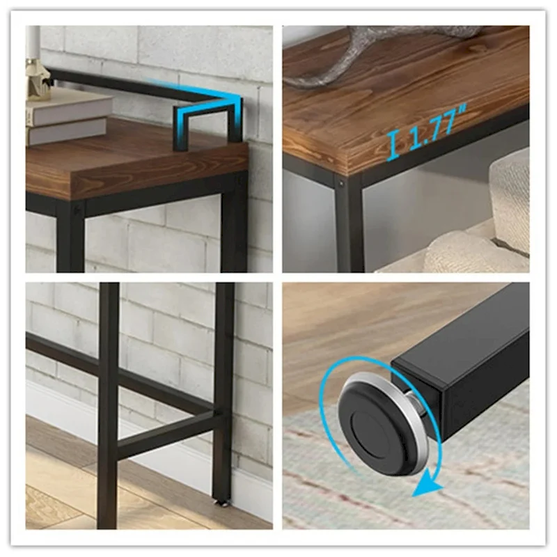 Narrow Console Table, Sofa Table Behind Couch, Hallway Entrance Table