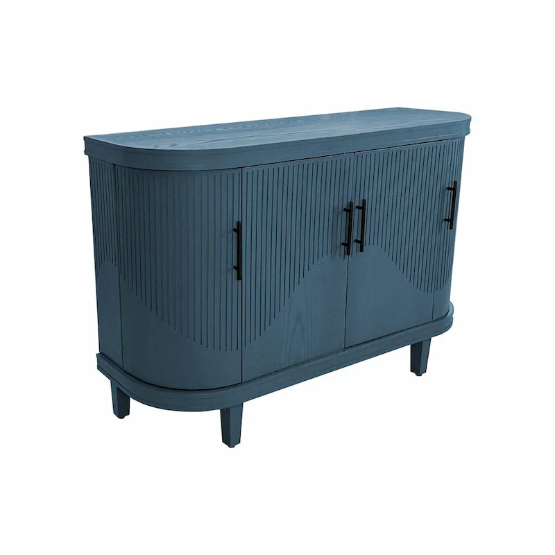 47.2-Inch Wooden Console Table & Coffee Bar Cabinet