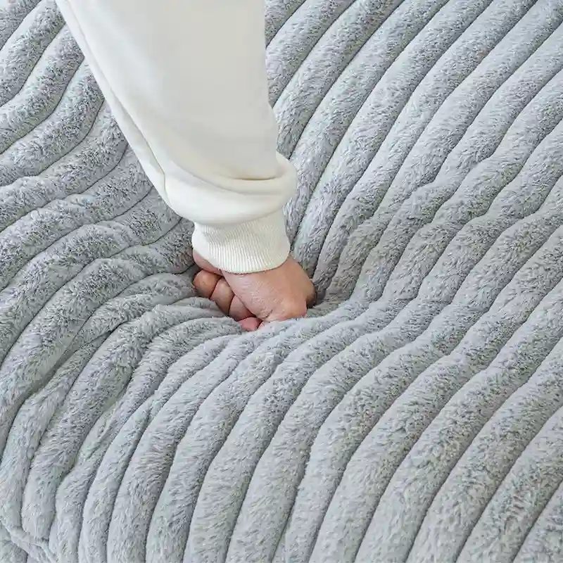 78.74 Modular Sectional Couches, Plush Deep Seat Sleeper Sofa with Removable Covers