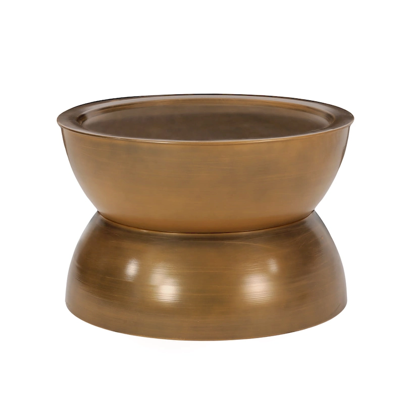 Minkler Iron Hourglass Coffee Table by Christopher Knight Home