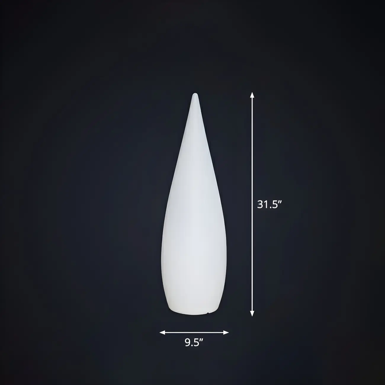 Modern Teardrop Rechargeable Decorative Landscape Lighting
