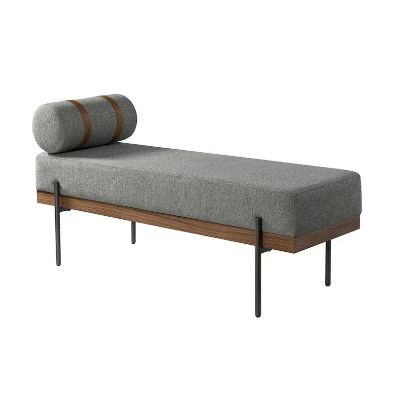 Damacio Entryway Bench with Removable Pillow