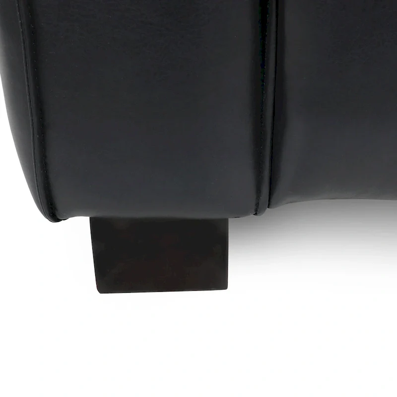 Goyette Faux Leather Club Chair