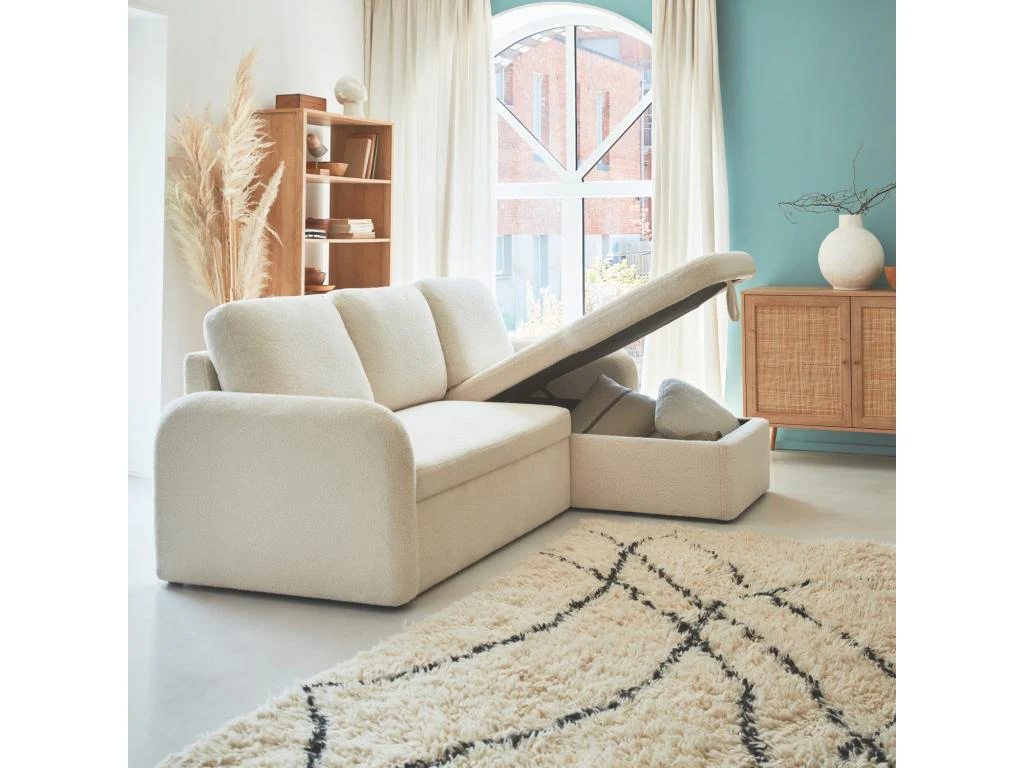 Corner Sectional Sofa - Blanc