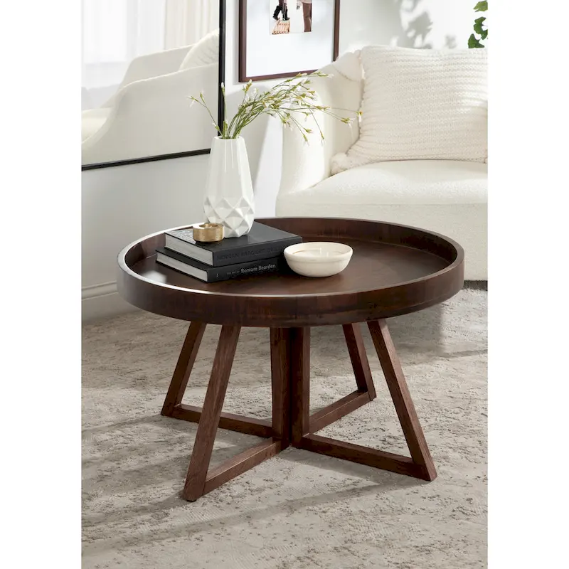Kate and Laurel Avery 30-inch Round Coffee Table - 30 Diameter