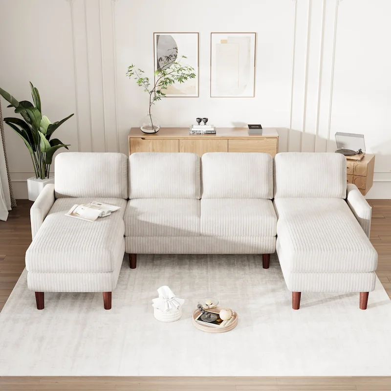 103W U-shaped Cushion Combination Sofa,