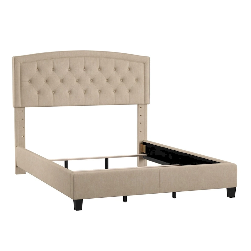 Fontana Adjustable Diamond-tufted Arched Back Bed by iNSPIRE Q Classic