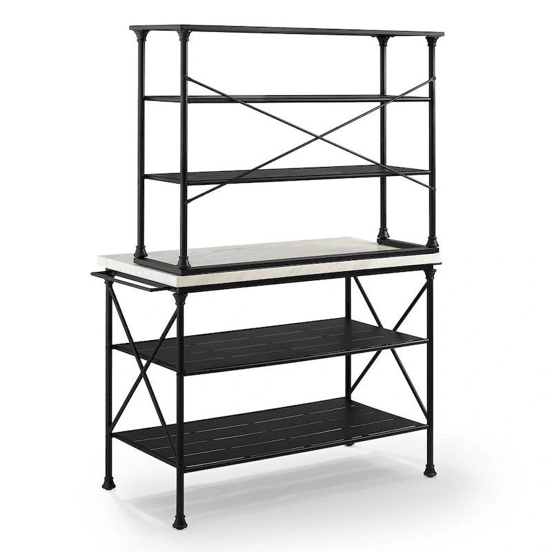 Crosley Madeleine Kitchen Island and Hutch